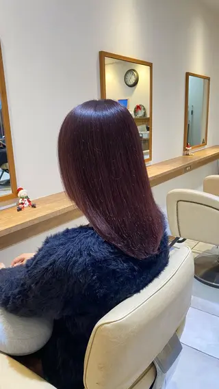 ロング カラー preak megu☺︎︎︎︎のヘアスタイル