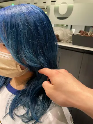 ロング カラー 優真/難波で 1番パーマが上手いのヘアスタイル