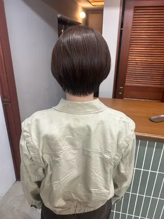 ショート ムナカタ アカリのヘアスタイル