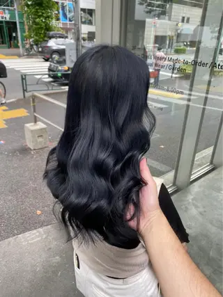 ミディアム カラー パーマ ヘアアレンジ メンズ キッズ ネイル マツエク・マツパ 🦋韓国風カラー🦋 こうせい原宿のヘアスタイル