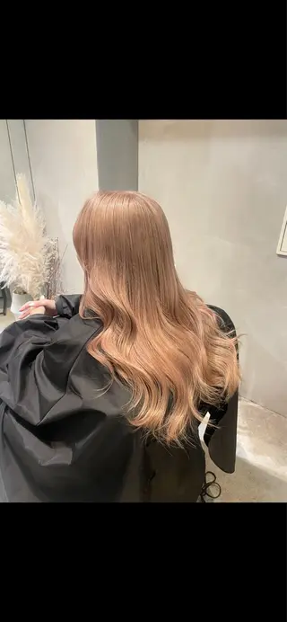 ロング カラー 銀座/ハイトーン/ hayaka 🖤のヘアスタイル