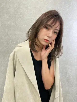ロング カラー 🫧透明感カラー🫧 古川穂果のヘアスタイル