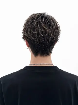 ミディアム カラー パーマ メンズ 💎Dia/響華🎨 メンズカット/カラーのヘアスタイル