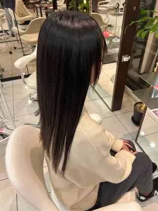 ロング 森山 愛有菜のヘアスタイル