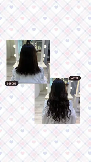 セミロング SHION🍒ྀི/ ヘアメ/ピンクカラーのヘアスタイル