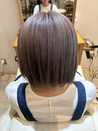 ミディアム カラー 大人の似合わせカット 髪質改善 ASUKAのヘアスタイル