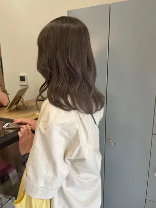 セミロング 大人のボブパーマ ˗ˋˏairiˎˊ˗のヘアスタイル