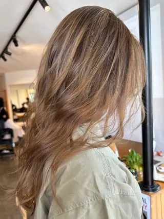 ロング カラー レイヤー/ヘアセット 💐nao.のヘアスタイル