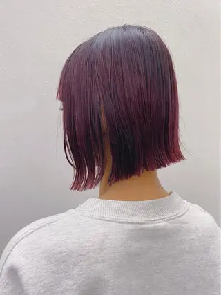 ショート カラー 似合わせレイヤー/ ケアパーマ/高倉のヘアスタイル