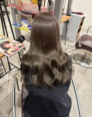ロング 壱成/髪質改善/ 透明感カラーのヘアスタイル