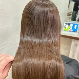 ロング カラー 縮毛矯正/ワンカラー モデル募集🫧田村のヘアスタイル