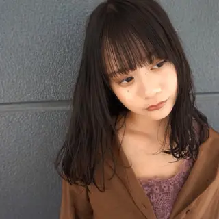 セミロング カラー 田町駅徒歩5分 🌼fumiのヘアスタイル
