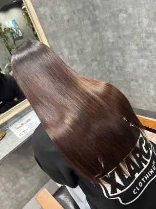 ロング カラー glac 當田のヘアスタイル