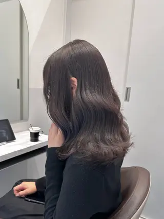 ロング カラー 矢野 晃平のヘアスタイル