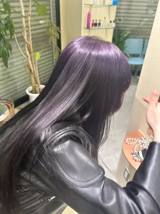 ロング カラー 寺澤 花梨のヘアスタイル