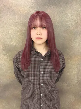 ロング カラー レイヤー/韓国ヘア/ 透明感カラー/ここねのヘアスタイル