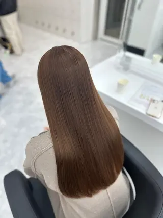カラー 赤み消し🏹上品甘め トレンドカラー/横浜のヘアスタイル
