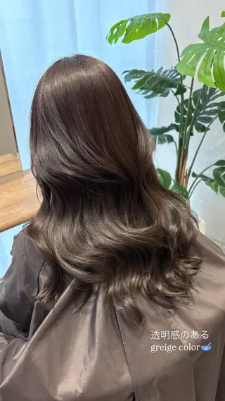 カラー uuna♱/ユウナ トレンドhair🩶のヘアスタイル