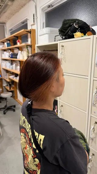 ショート カラー キヨスミ ナツキのヘアスタイル