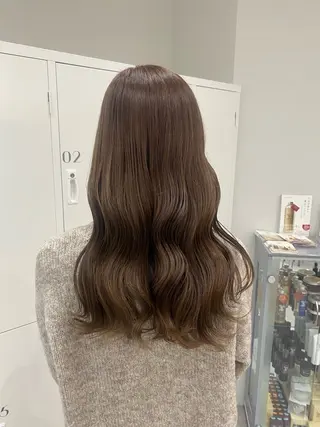 セミロング カラー ヘアアレンジ ボブ /ニュアンス/ satomi🧸💖のヘアスタイル