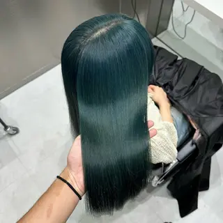 ロング カラー 💫艶ハイトーン×髪 質改善💫リュウトのヘアスタイル