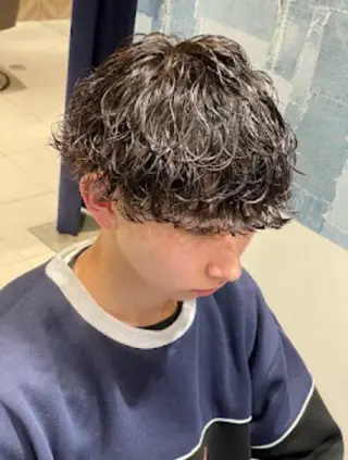 パーマ メンズ 國分 正樹のヘアスタイル