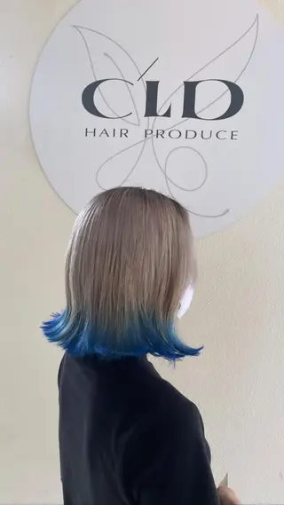 ミディアム andKおもろまち店 艶ダブルカラー✨のヘアスタイル