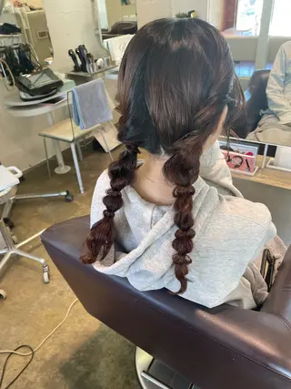 ロング ヘアアレンジ 中村 碧のヘアスタイル