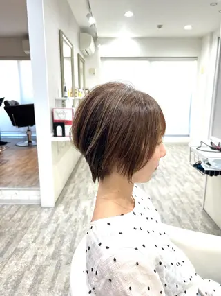 ショート カラー 脱・パサつき髪/小塚 美容室難民の方はぜひのヘアスタイル