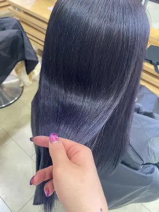 ロング カラー ヘアアレンジ TSUNA 🌙 Lim 五反田のマツエク・マツパデザイン