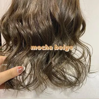 ミディアム カラー 💜髪質改善/ 艶カラー/ミナ🩷のヘアスタイル