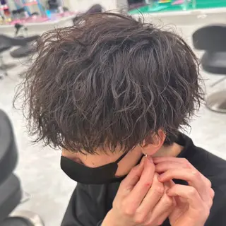 ショート パーマ メンズ ⚡️お値段以上⚡️ RYUKIのヘアスタイル