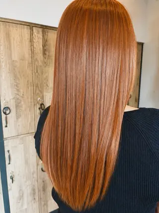 ロング カラー おとは 透明感ツヤカラー🧸のヘアスタイル