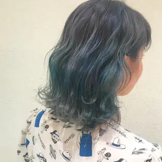 カラー YUI𓍯ｴｸｽﾃ /ﾆｭｱﾝｽｶﾗｰのヘアスタイル