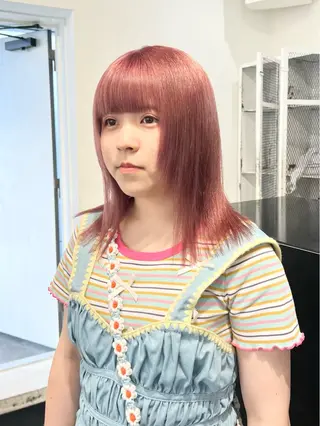 セミロング カラー HARU//原宿🤍 リピート率NO.1のヘアスタイル