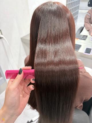 ロング カラー ヘアアレンジ 透明感カラー/顔周り カット🌸サクラ🌸のヘアスタイル