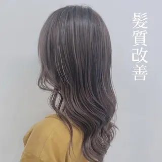 セミロング カラー ヘアアレンジ ダブルカラー｜ なおき｜池袋美容師のヘアスタイル