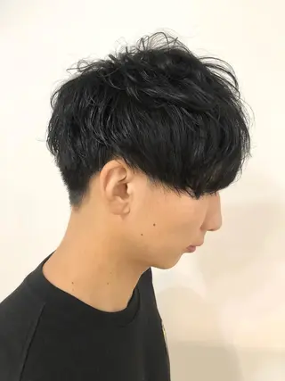 ミディアム カラー メンズ 🤍中野 レオ🤍のヘアスタイル