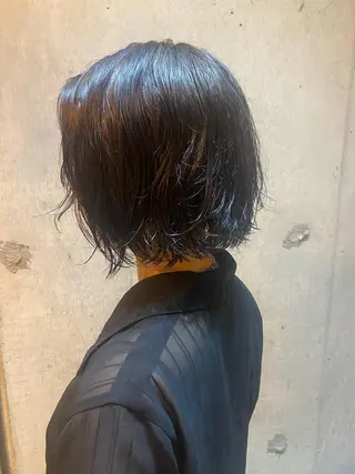 カラー パーマ くぎた とわのヘアスタイル