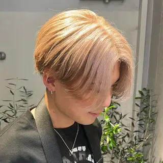 カラー メンズ 🫧💞ハイトーン 瀧田 菜々花🦄🫧のヘアスタイル