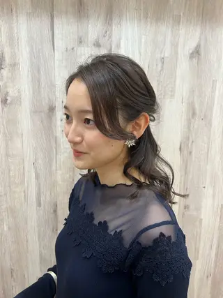 ヘアアレンジ ヘアメイクネイリスト hidemi中目黒のヘアスタイル