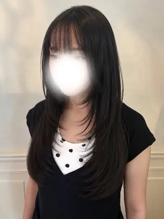 ロング 艶感暖色カラー🥀/ レイヤー / れいかのヘアスタイル
