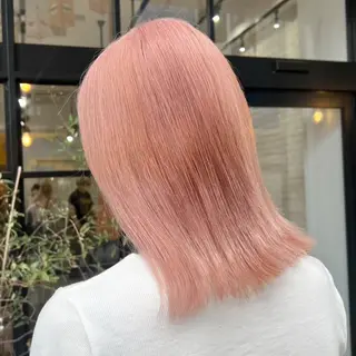 カラー cashel /ブリーチのヘアスタイル