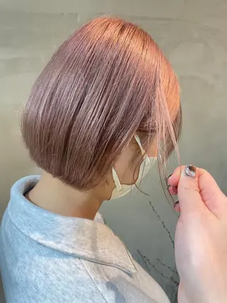 ショート カラー カジ エリナのヘアスタイル
