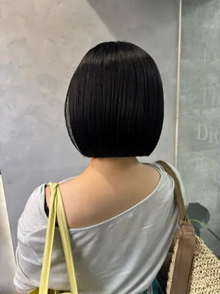 ショート ボブ×レイヤーカット 透明感カラー/Fuuのヘアスタイル