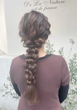 ヘアアレンジ KAI RIKAのヘアスタイル