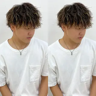 ミディアム alma 後藤 遼斗のヘアスタイル