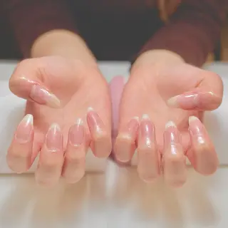 ネイル MAXKELLY正池 白フレンチ募集🕊️のネイルデザイン