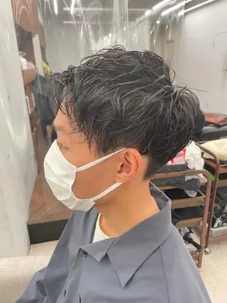 パーマ メンズ 京都河原町 メンズパーマ助川龍哉のヘアスタイル