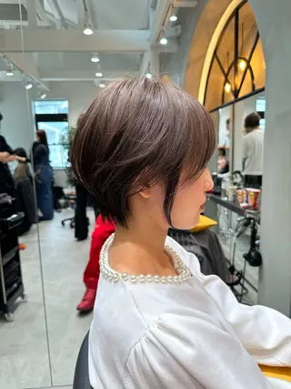 ショート 縮毛矯正/レイヤー taiga🧡のヘアスタイル